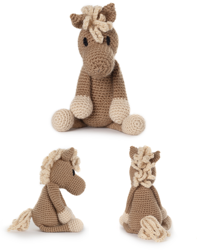 toft chardonnay the palomino pony amigurumi crochet animal